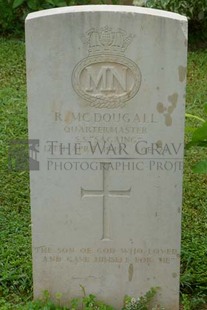 TRINCOMALEE WAR CEMETERY - McDOUGALL, ROBERT